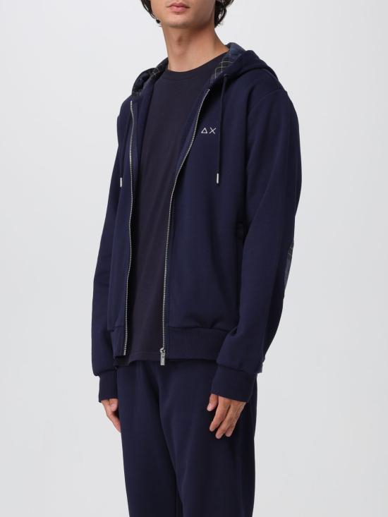 25FW 썬 68 긴팔 티셔츠 F45124 07 Navy - SUN 68