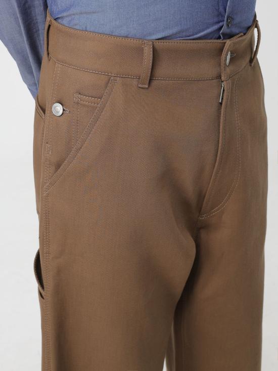 25FW 모스키노 스트레이트 팬츠 03025215 1145 Brown - MOSCHINO