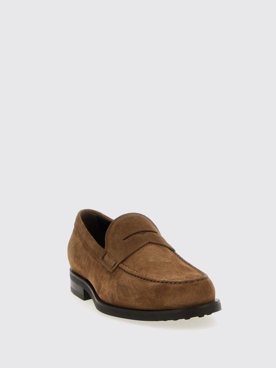 25FW 토즈 스탬프 모노그램 스웨이드 로퍼 XXM0ZF0Q920RE0 S818 Earth - TODS