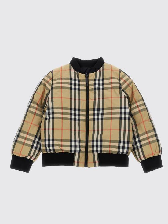 25FW [키즈] 버버리 코트 8109336 Black - BURBERRY