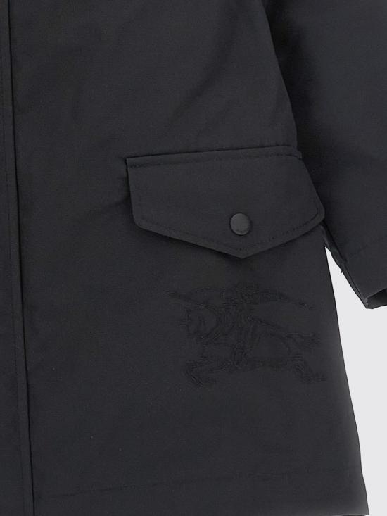 25FW [키즈] 버버리 코트 8109336 Black - BURBERRY