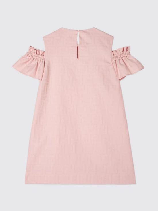 25FW [키즈] 펜디 원피스 JFB800AS64 F0ZKY Pink - FENDI