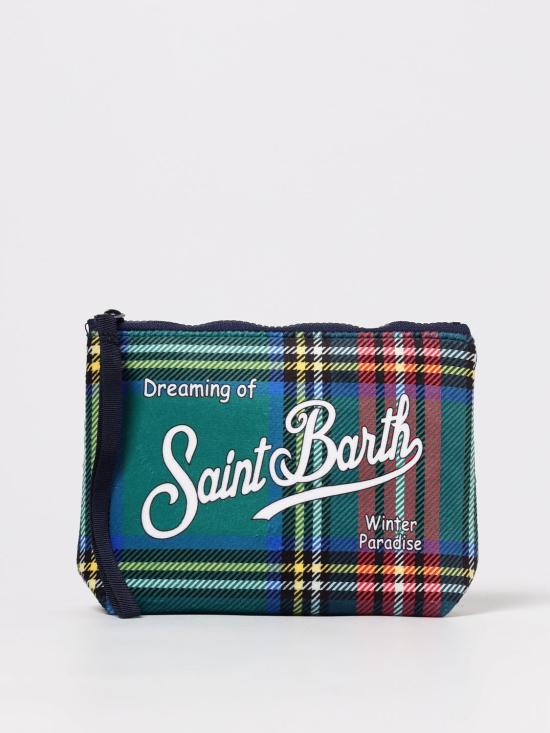 25FW 세인트바쓰 클러치/파우치 ALI0002 TARTAN TRTN51 00192I Green