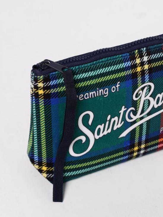25FW 세인트바쓰 클러치/파우치 ALI0002 TARTAN TRTN51 00192I Green - MC2 SAINT BARTH
