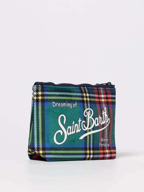 25FW 세인트바쓰 클러치/파우치 ALI0002 TARTAN TRTN51 00192I Green - MC2 SAINT BARTH