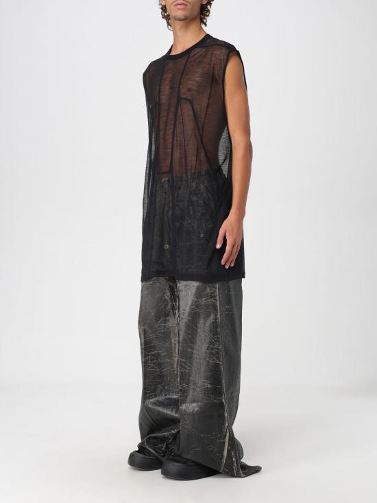 25FW 릭 오웬스 민소매 티셔츠 RU02E1168JWR 09 Black - RICK OWENS