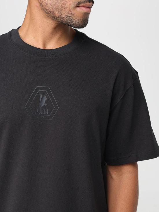 25FW 푸마 반팔 티셔츠 633771 01 Black - PUMA