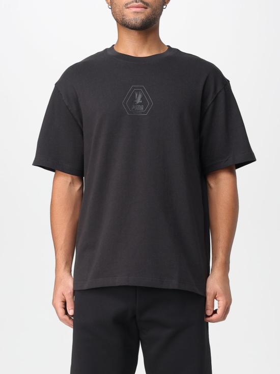 25FW 푸마 반팔 티셔츠 633771 01 Black