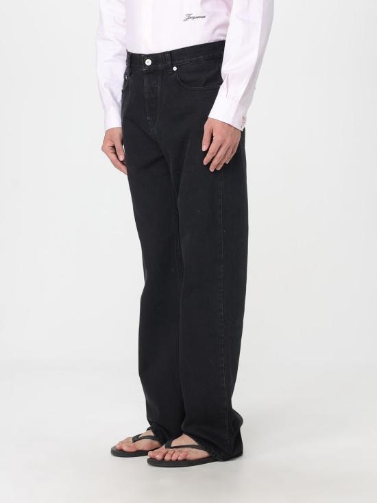 25FW 자크뮈스 데님 팬츠 PAM00028AD00039 990 Black - JACQUEMUS