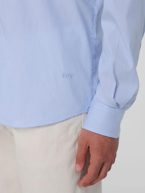 25FW 페이 긴팔 셔츠 NCMA151259SXPU U006 Sky Blue - FAY