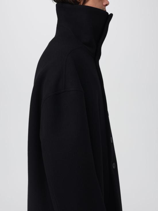 25FW 릭 오웬스 코트 RR02E1900WSF 09 Black - RICK OWENS