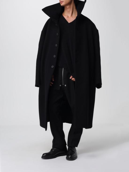 25FW 릭 오웬스 코트 RR02E1900WSF 09 Black - RICK OWENS