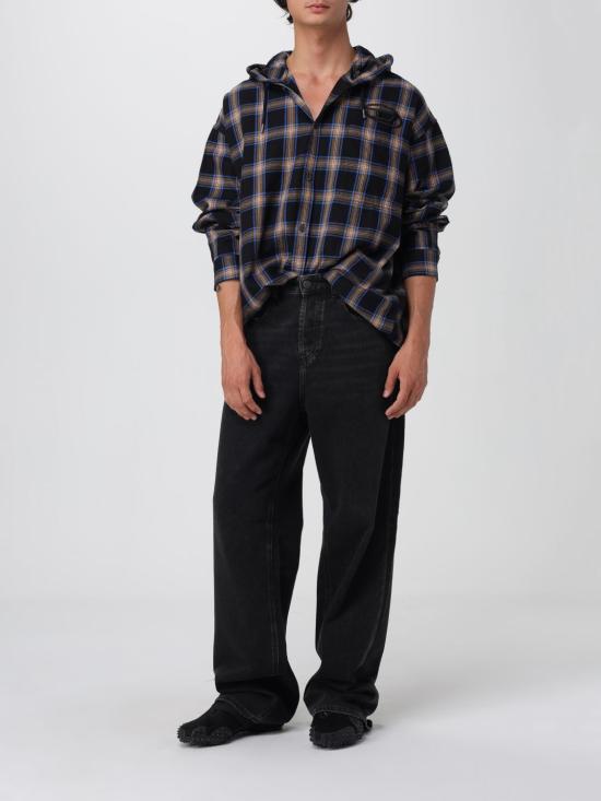 25FW 디젤 긴팔 셔츠 A194460AJFIS 9XXA Black - DIESEL