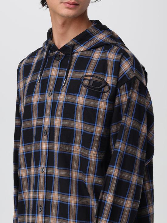 25FW 디젤 긴팔 셔츠 A194460AJFIS 9XXA Black - DIESEL