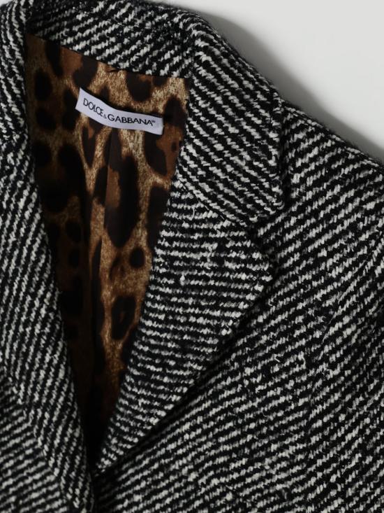 25FW [키즈] 돌체앤가바나 코트 L54C62FMZAI S8030 Striped - DOLCE & GABBANA