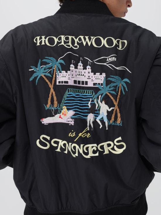 25FW 아미리 봄버 자켓 AMOUBB1051 Black - AMIRI
