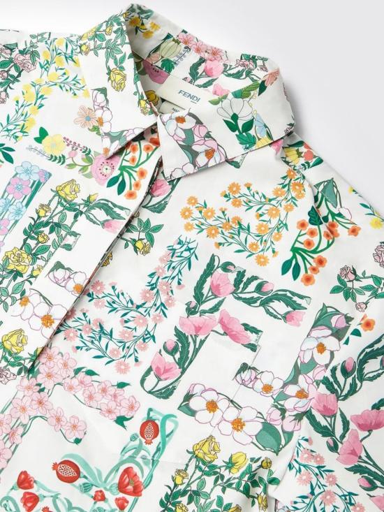 25FW [키즈] 펜디 원피스 JFB806AUKD F0ZA0 Multicolor - FENDI