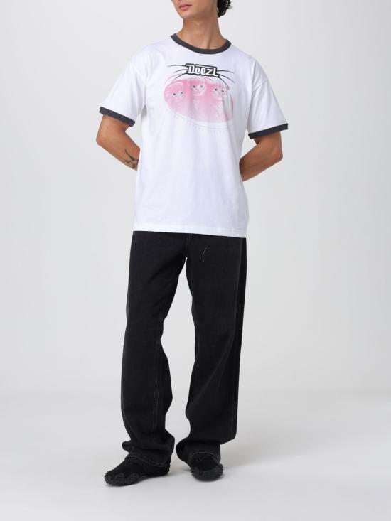 25FW 디젤 반팔 티셔츠 A196390PLATNORM 100 White - DIESEL