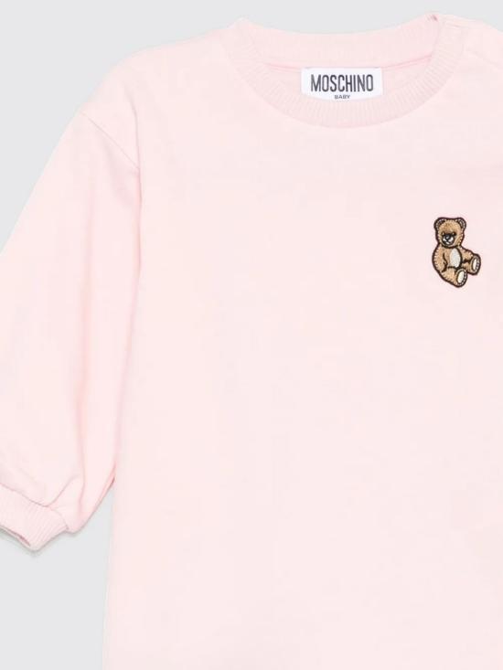 25FW [키즈] 모스키노 점프수트 MAV0BNLCA40 50209 Pink - MOSCHINO