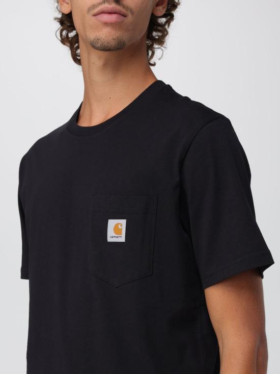 25FW 칼하트 WIP 반팔 티셔츠 I030434 89XX Black - CARHARTT WIP