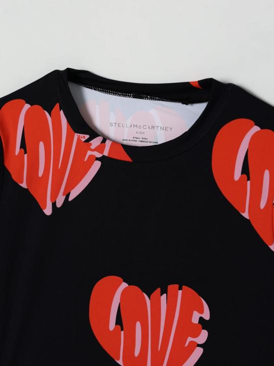 25FW [키즈] 스텔라 맥카트니 탑 TX8C40Z3043 930MC Black - STELLA MCCARTNEY