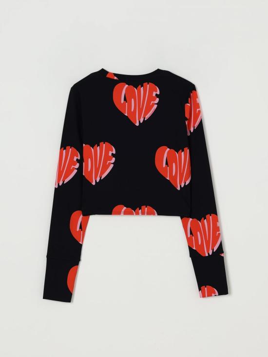 25FW [키즈] 스텔라 맥카트니 탑 TX8C40Z3043 930MC Black - STELLA MCCARTNEY