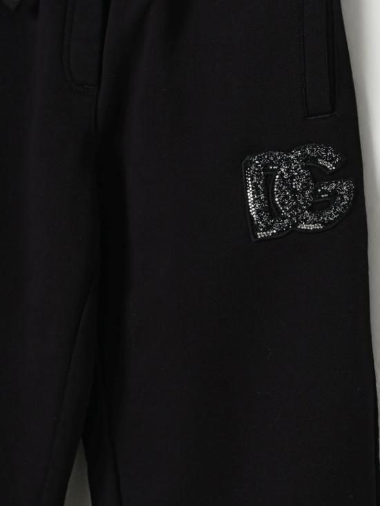 25FW [키즈] 돌체앤가바나 트레이닝/조거 팬츠 L5JPH1G7PHM N0000 Black - DOLCE & GABBANA