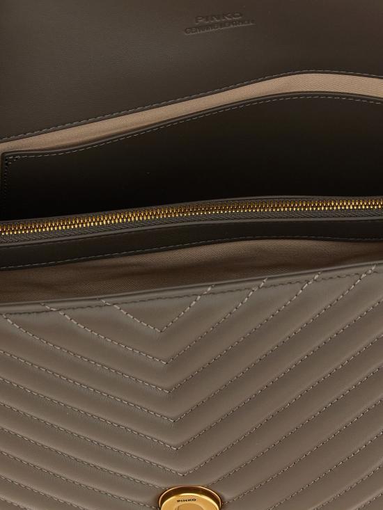 25FW 핑코 토트백 100042A0GK K33Q Grey - PINKO