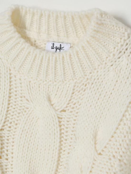 25FW [키즈] 일 구포 풀오버 GMA0016EM913 100 Milk - IL GUFO