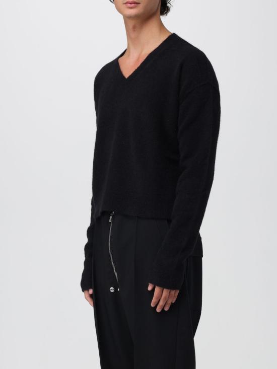25FW 릭 오웬스 스웨터 RU02E1650KWP 09 Black 1 - RICK OWENS