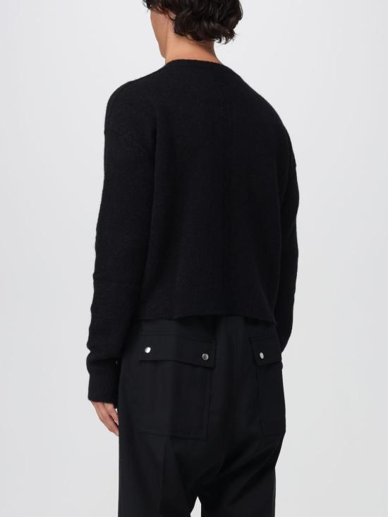 25FW 릭 오웬스 스웨터 RU02E1650KWP 09 Black 1 - RICK OWENS