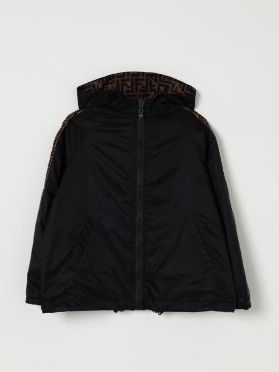 25FW [키즈] 펜디 캐주얼 자켓 JUA092AEYC F0QA1 Black