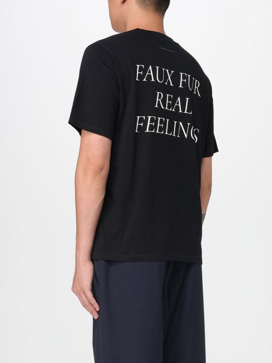 25FW MM6 메종마르지엘라 반팔 티셔츠 SH2GC0031M20048 900 Black - MM6 MAISON MARGIELA