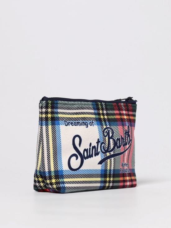 25FW 세인트바쓰 클러치/파우치 ALI0002 TARTAN TRTN10 00154I Red - MC2 SAINT BARTH