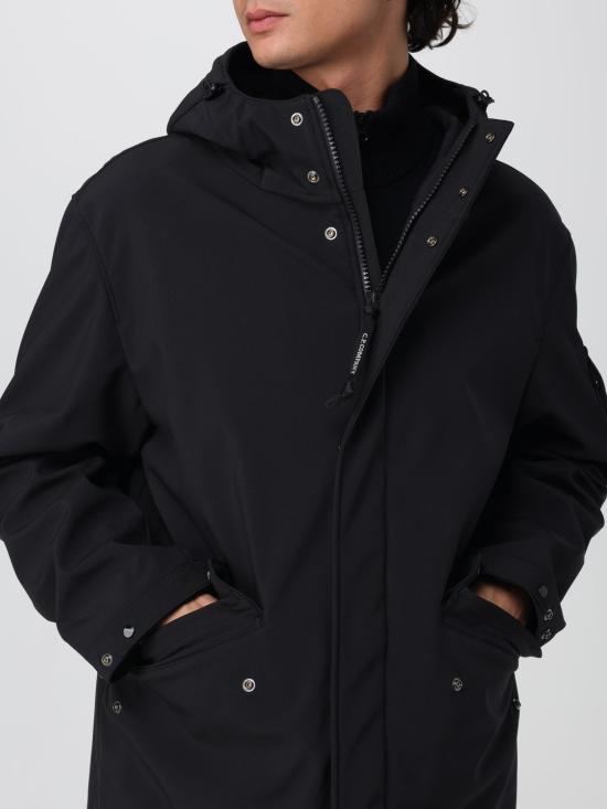 25FW 씨피 컴퍼니 쉘-R 후드 파카 19CMOW004A006097A 999 Black - C.P. COMPANY