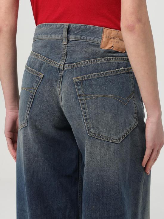 25FW 발렌시아가 데님 팬츠 824300TSW71 4011 Blue - BALENCIAGA