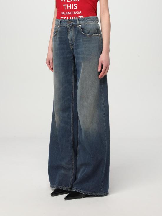 25FW 발렌시아가 데님 팬츠 824300TSW71 4011 Blue - BALENCIAGA