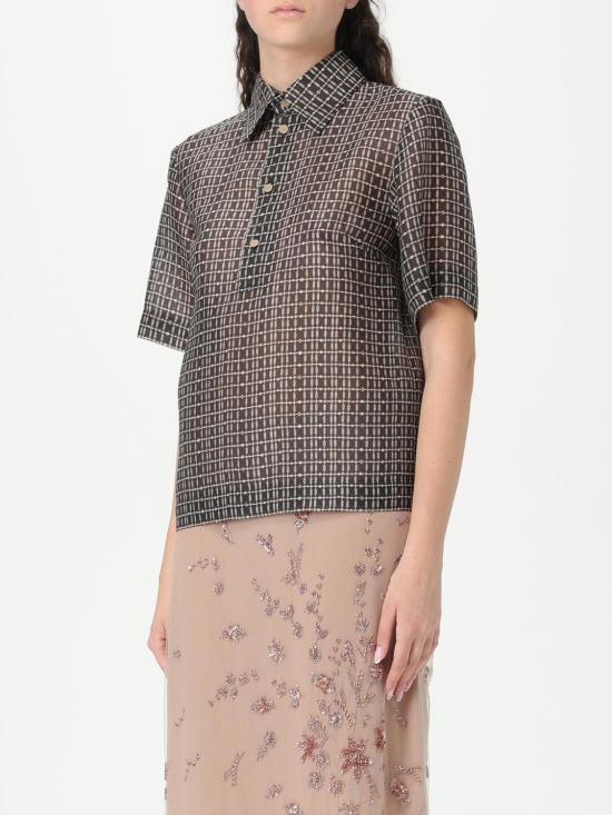 25FW 펜디 폴로 티셔츠 FS8240AUP5 F1RXA Brown - FENDI