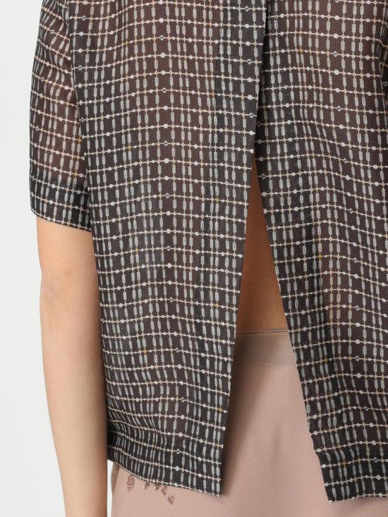 25FW 펜디 폴로 티셔츠 FS8240AUP5 F1RXA Brown - FENDI