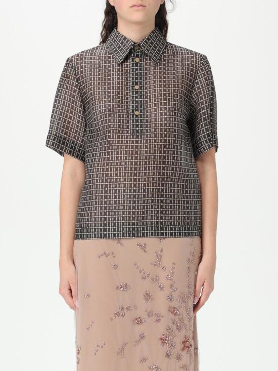 25FW 펜디 폴로 티셔츠 FS8240AUP5 F1RXA Brown