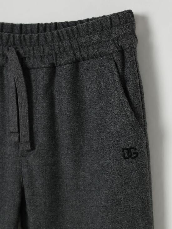 25FW [키즈] 돌체앤가바나 트레이닝/조거 팬츠 L45P02FURNC N0089 Grey - DOLCE & GABBANA