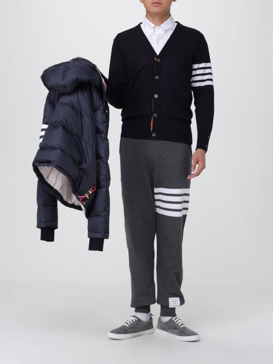 25FW 톰브라운 스웨터 MKC002A415 415 Blue - THOM BROWNE