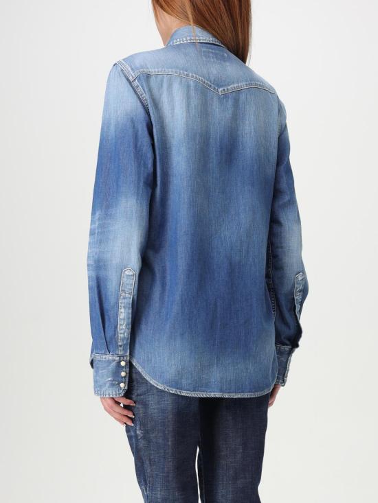 25FW 디스퀘어드2 셔츠 S75DL0894S30341 470 Denim - DSQUARED2