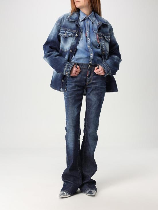 25FW 디스퀘어드2 셔츠 S75DL0894S30341 470 Denim - DSQUARED2