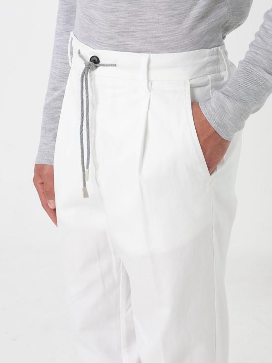 25FW 일레븐티 트레이닝/조거 팬츠 L75PANG03TET0J004 01N White - ELEVENTY