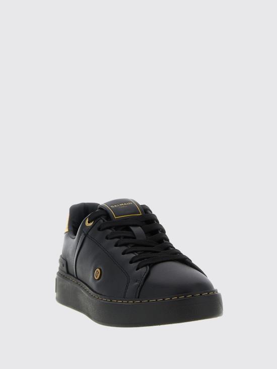 25FW 발망 뮬/슬리퍼 FN1VI752LNSS EAD Black - BALMAIN