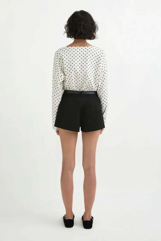  포제 데님 숏팬츠 포시 드류 핫팬츠 - POSSE