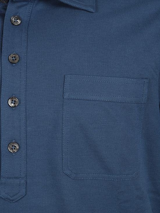  톰포드 폴로 티셔츠 JPS004JMC003S23HB532 Blue - TOMFORD