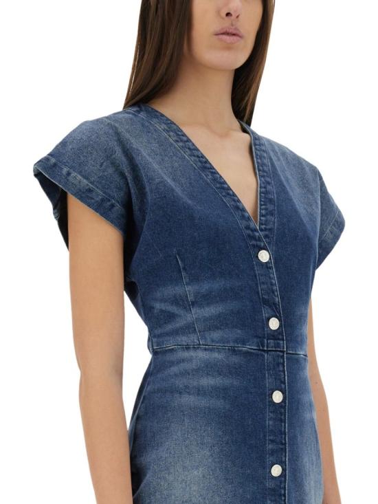  모스키노 데님 원피스 04573720 1298 Blue - MOSCHINO
