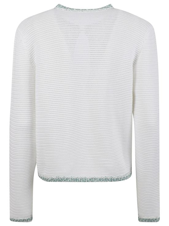 25SS 파비아나 필리피 가디건 MAD275F669L381VR2 White - FABIANA FILIPPI